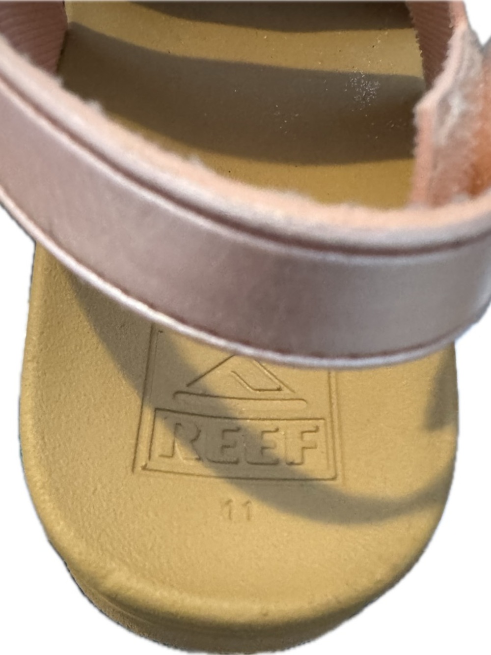 Reef Kid’s Blush Pink Dual-Strap Slide Sandals - Picture 4 of 5